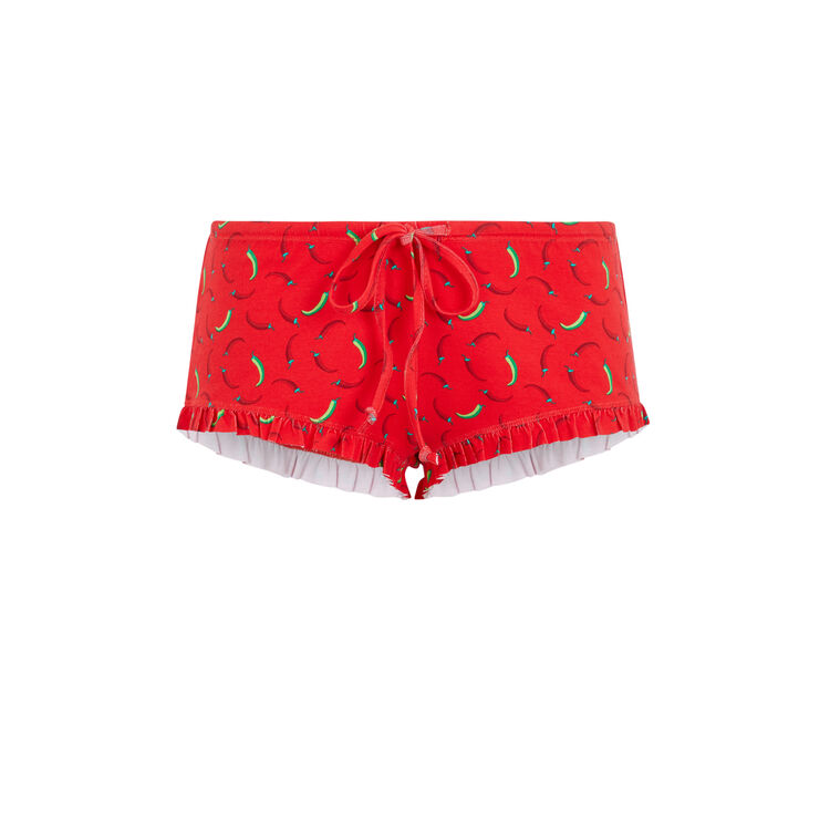 Calientiz red shorts red.