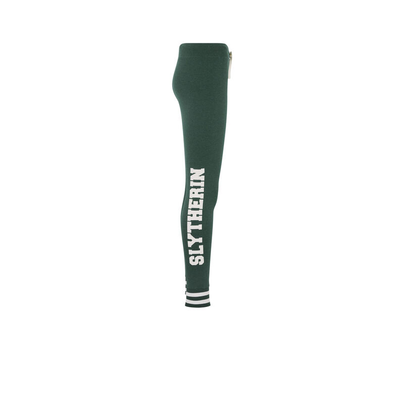 Legging en jersey à message malfoyiz vert.