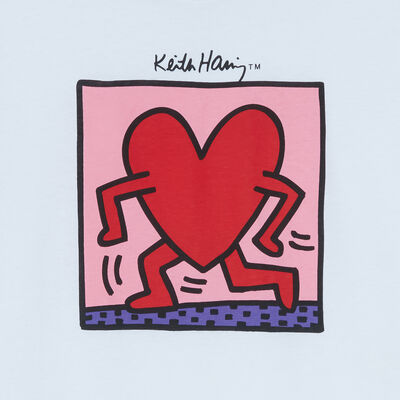 top w serca Keith Haring — kolor biały;