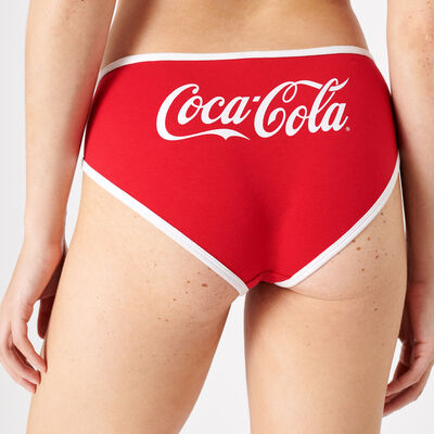 shorty taille basse coca-cola;
