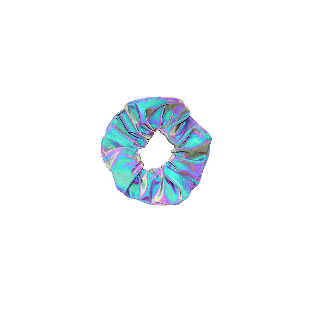 Reflective scrunchie - grey grey.