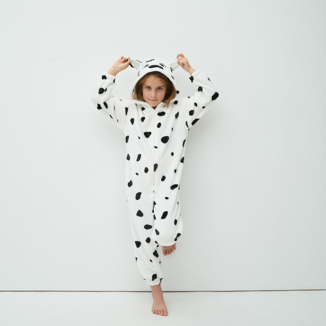 101 Dalmatians fleece onesie ;