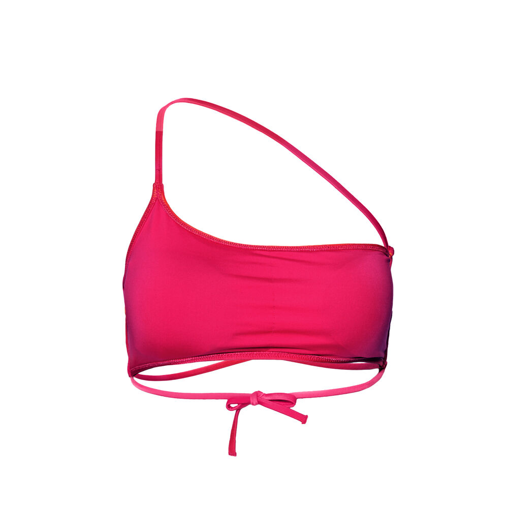 Bikini bra top with sunset gradient - pink pink.