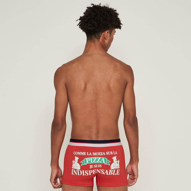 Pizza print cotton boxers - red Pizza print cotton boxers - red ;