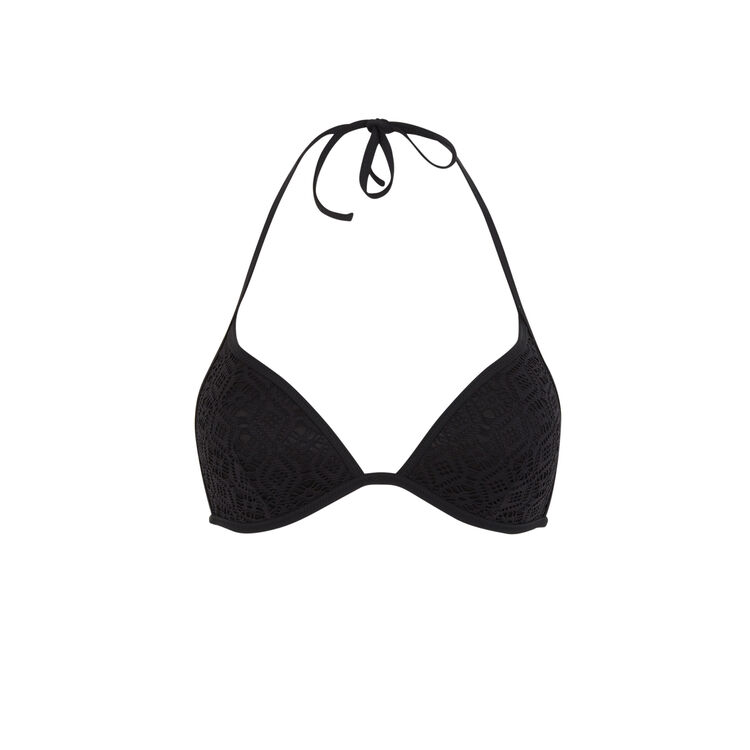 Islacrochiz black triangle top Islacrochiz black triangle top;