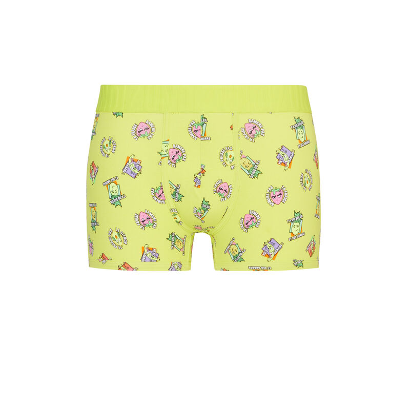 Fruit print cotton boxers - yellow Fruit print cotton boxers - yellow;