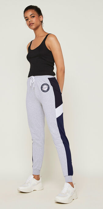 Colorbandiz jogging bottoms grey.