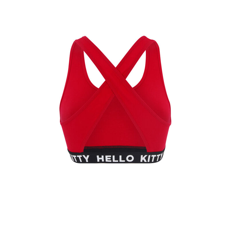 Brassière imprimé hello kitty hellokittiz rouge.