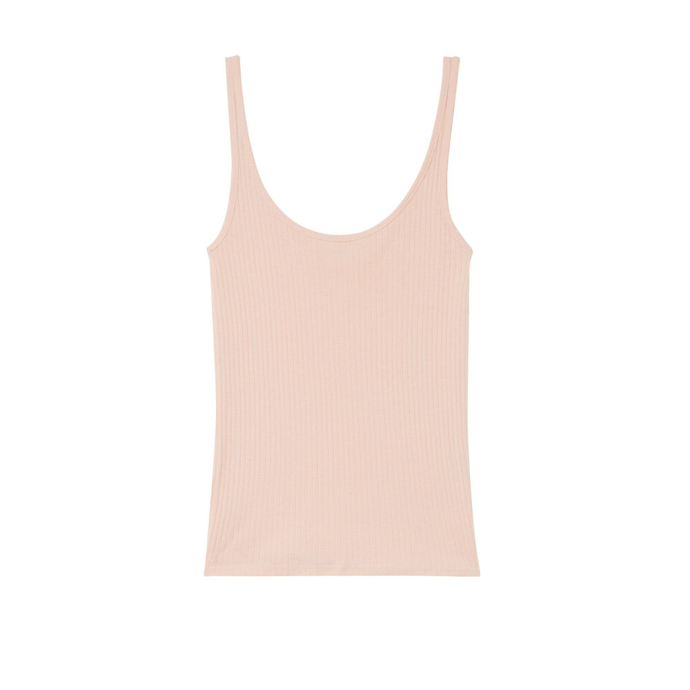 Debidiz ribbed top pink.