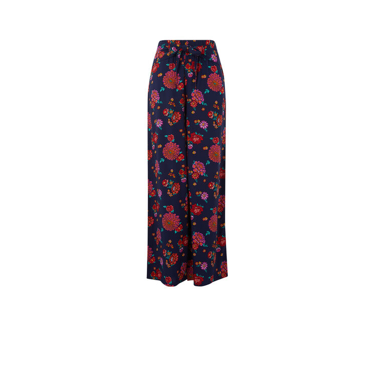 Fleurpantiz navy blue trousers navy blue.