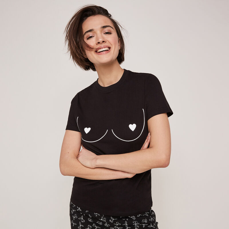 Bigboobiz top with boobs print Bigboobiz top with boobs print;