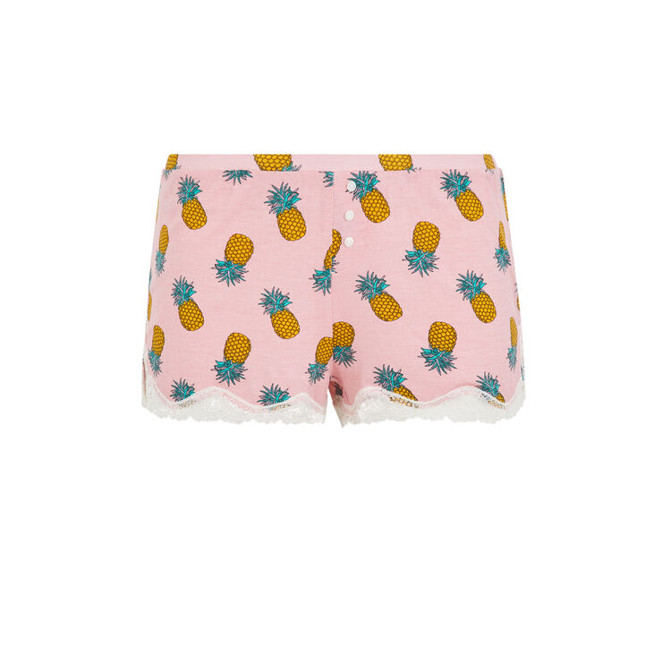 Yellonaniz pineapple print jersey shorts Yellonaniz pineapple print jersey shorts;