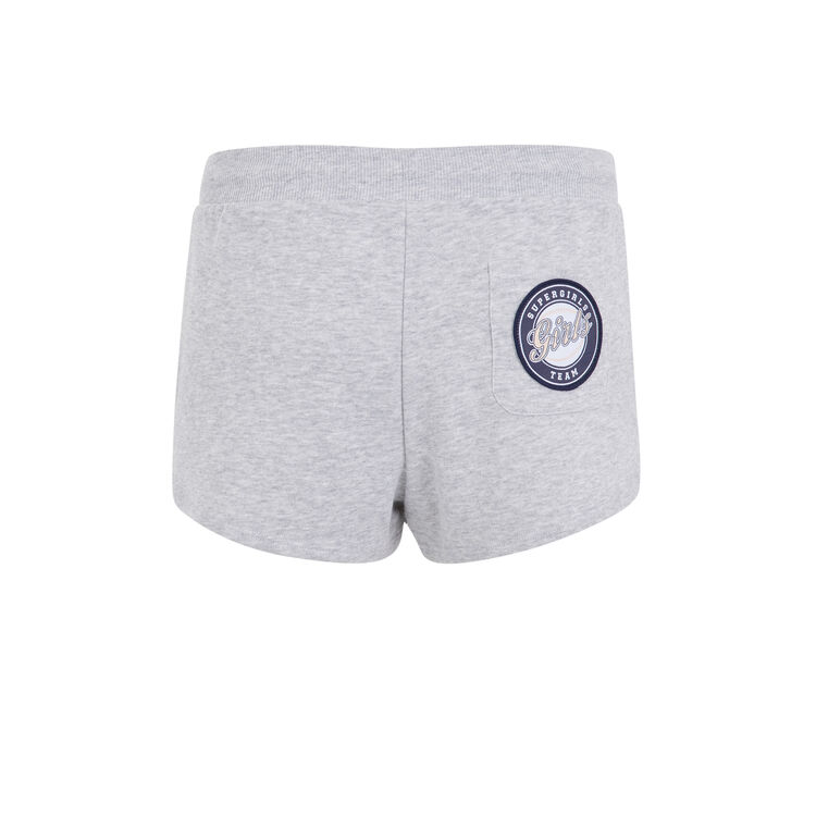 Relouiz fleece shorts light grey.