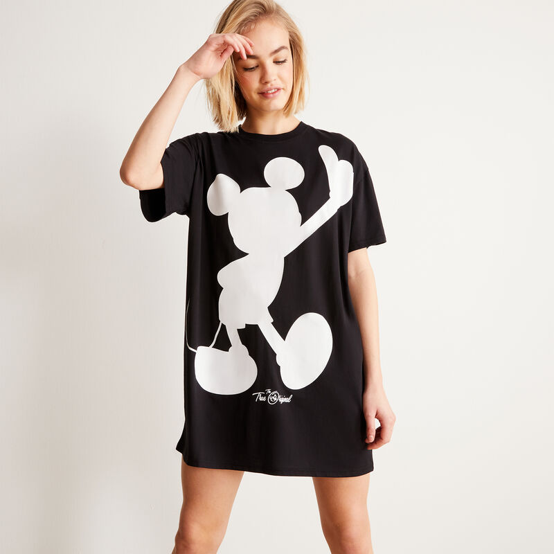 Tunic with Mickey Mouse print - black Tunic with Mickey Mouse print - black;