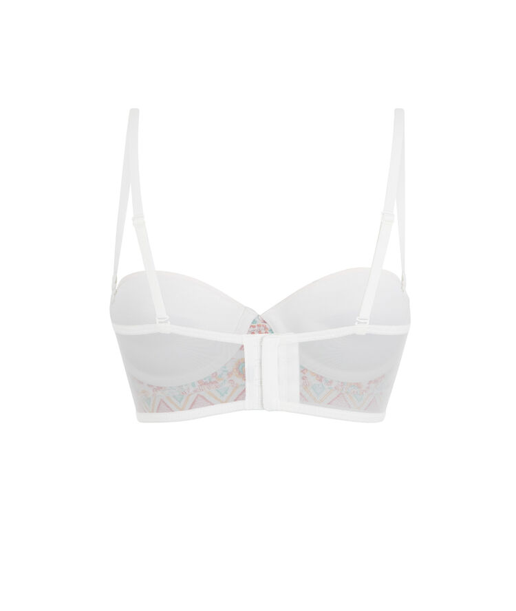Bh mit push-up-bustier in gebrochenem weiß mexiciz gebrochenes weiß.