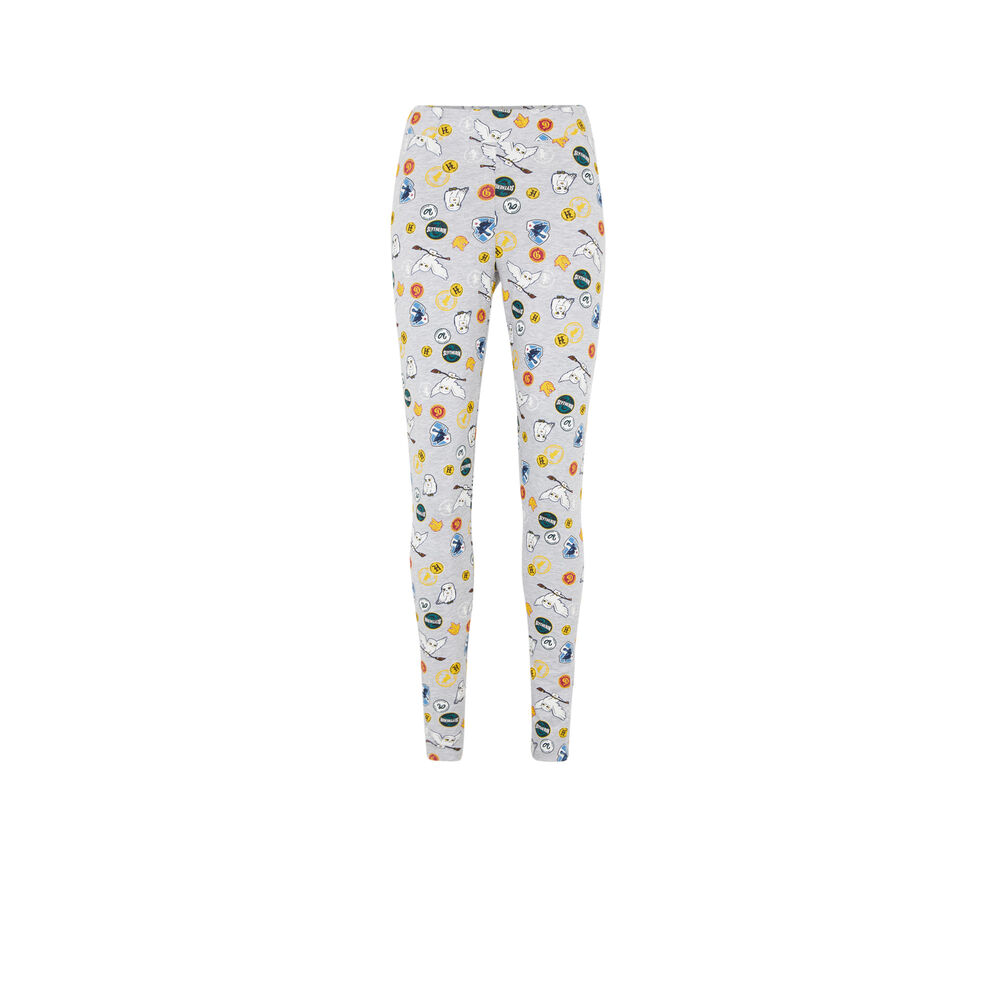 Harry potter pattern leggings - grey grey.
