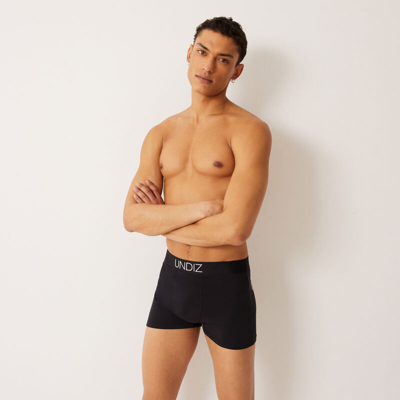 boxer briefs with p'tit cul(pidon) print - black boxer briefs with p'tit cul(pidon) print - black;