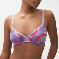 tulle unpadded balconette bra