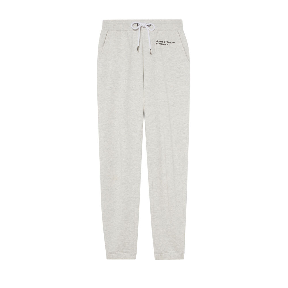 Slogan trousers gathered at the waist and ankles - off-white off-white.