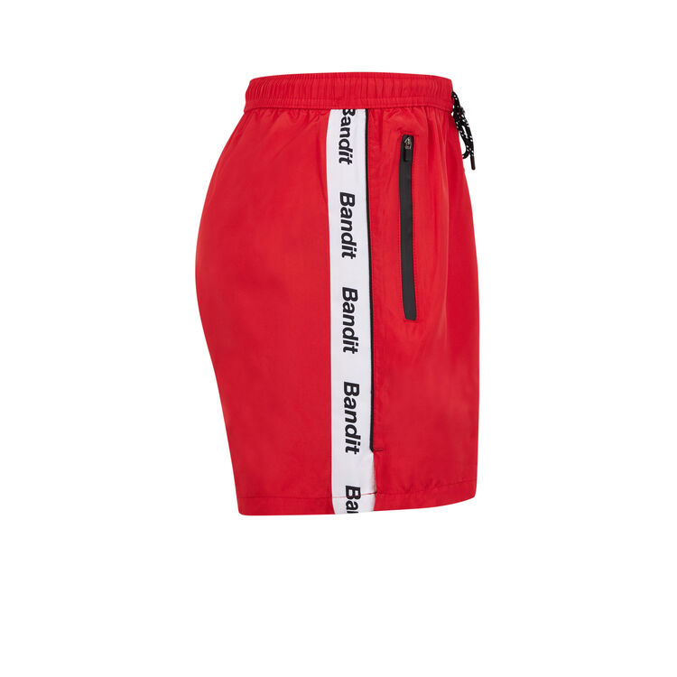 Banditiz red swim shorts red.