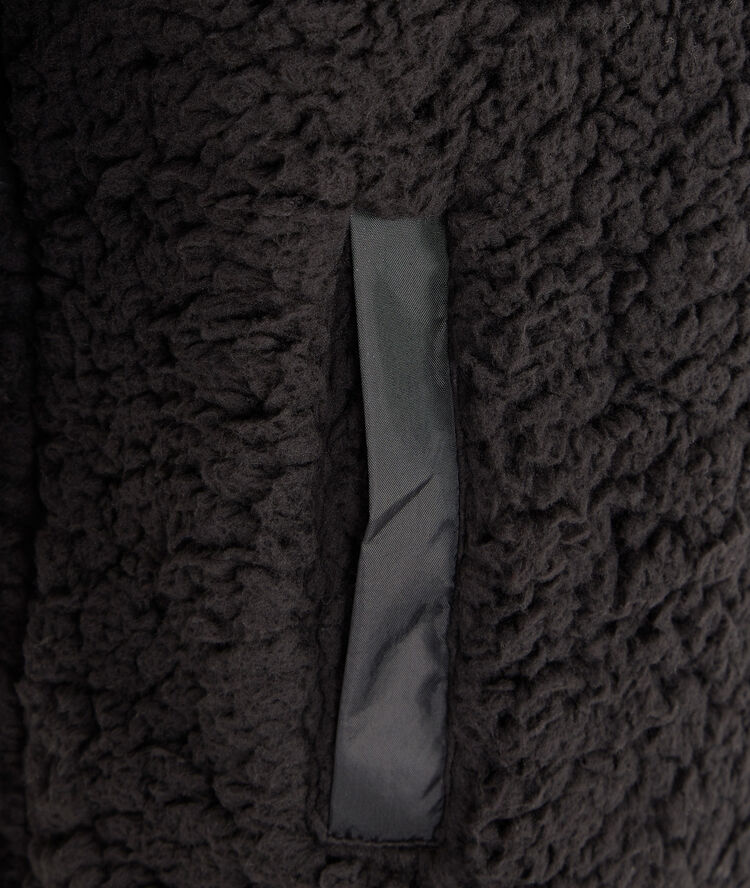 Sherpoliz zip fleece black.