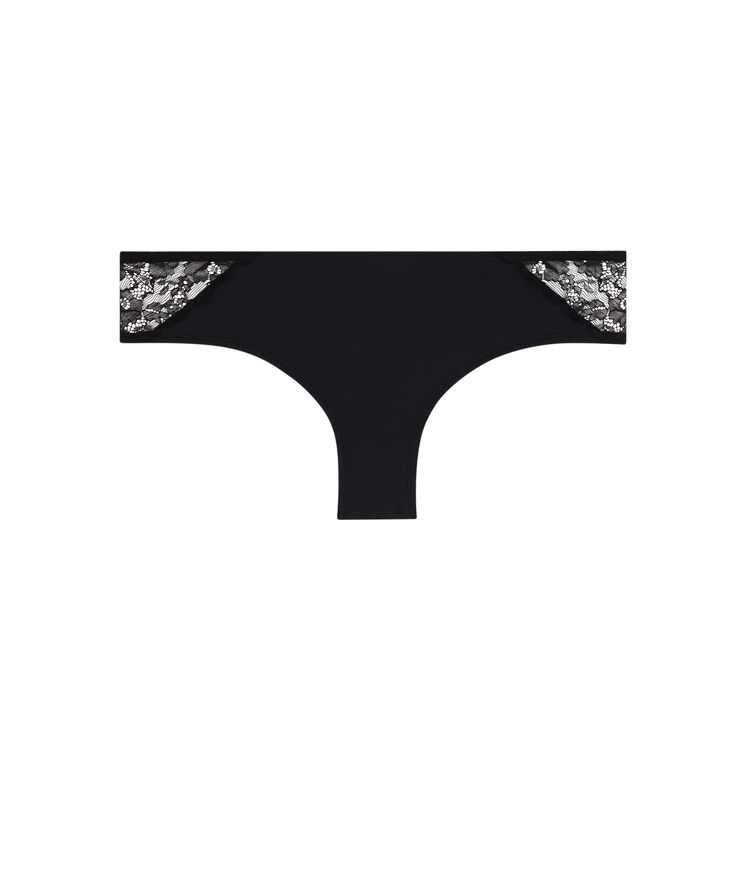 Rinaucoeuriz shorty with jewel detail black.