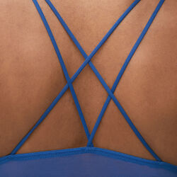 triangle bra with straps;