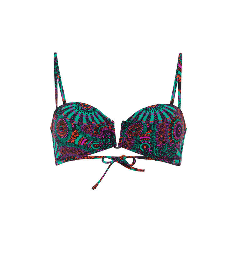 Bandeau bikini top - purple purple.