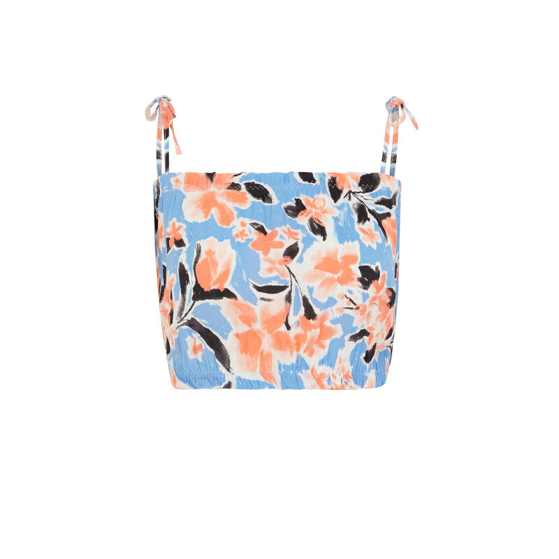 Top with thin straps - blue Top with thin straps - blue;