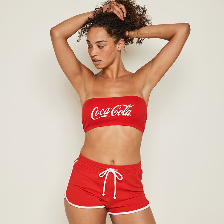 Красные шорты cocacoliz red.