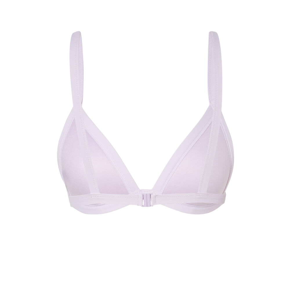 Triangle bikini top - lilac purple.
