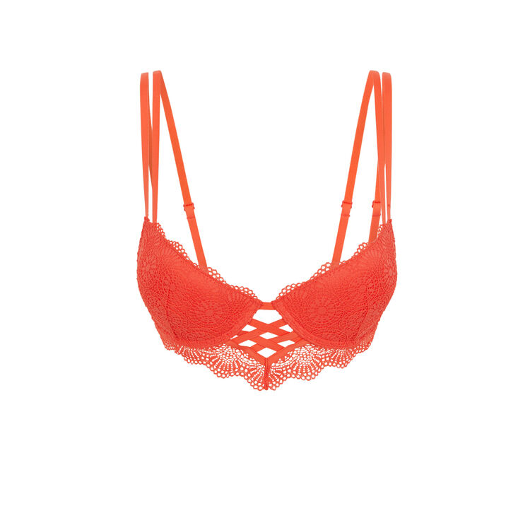 Totoiz coral push-up bustier bra Totoiz coral push-up bustier bra;