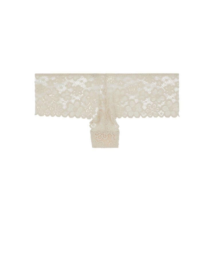 Lace hipsters - cream cream.