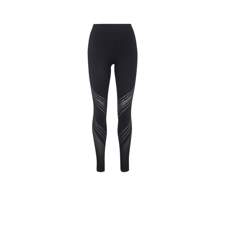 Legginsy sportowe bez szwów herosportiz czarny.