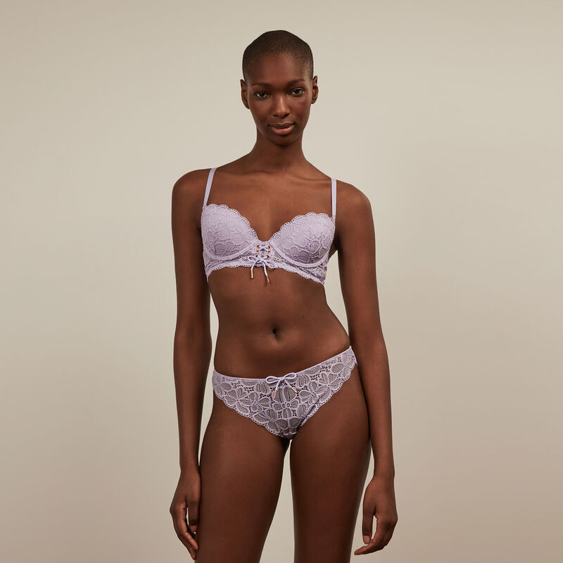lace padded bra - lilac lace padded bra - lilac ;