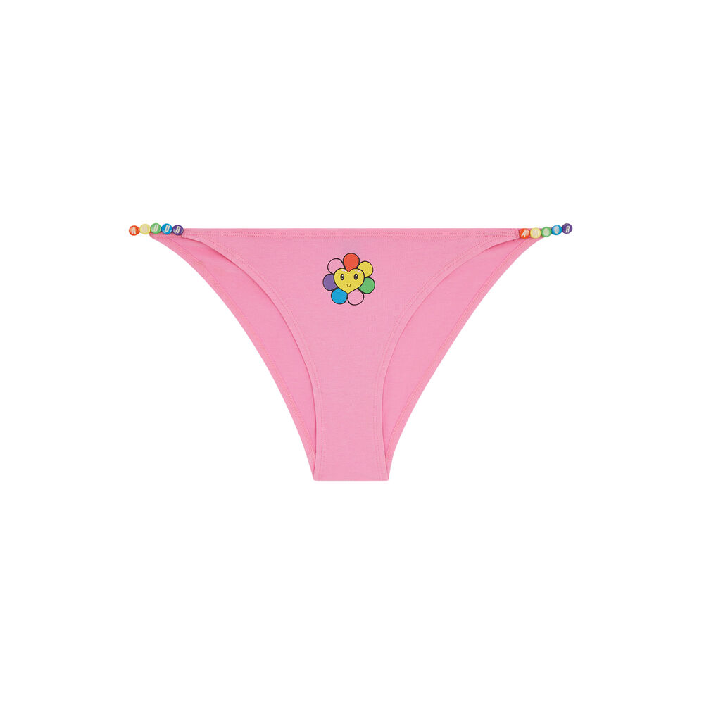 Deux Espionnes Avec Un Petit Slip à Fleurs Culotte en coton à imprimé - rose - rose - Undiz