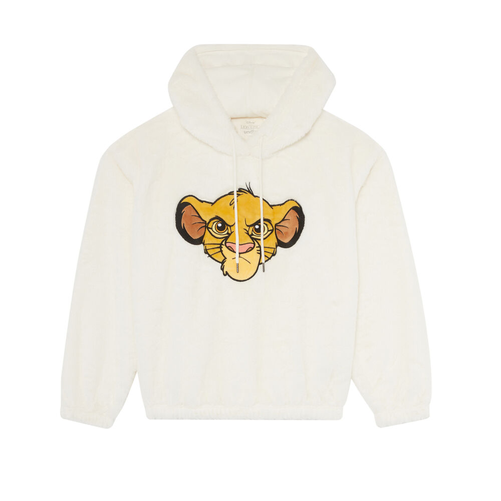 Sweat polaire simba - écru ecru.