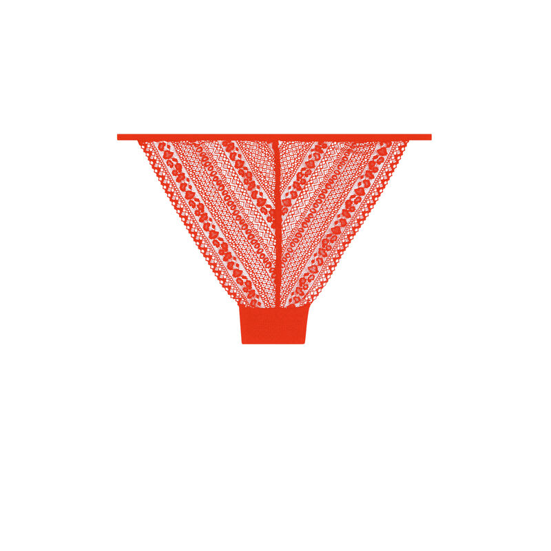 lace briefs with fancy edges - orange lace briefs with fancy edges - orange;