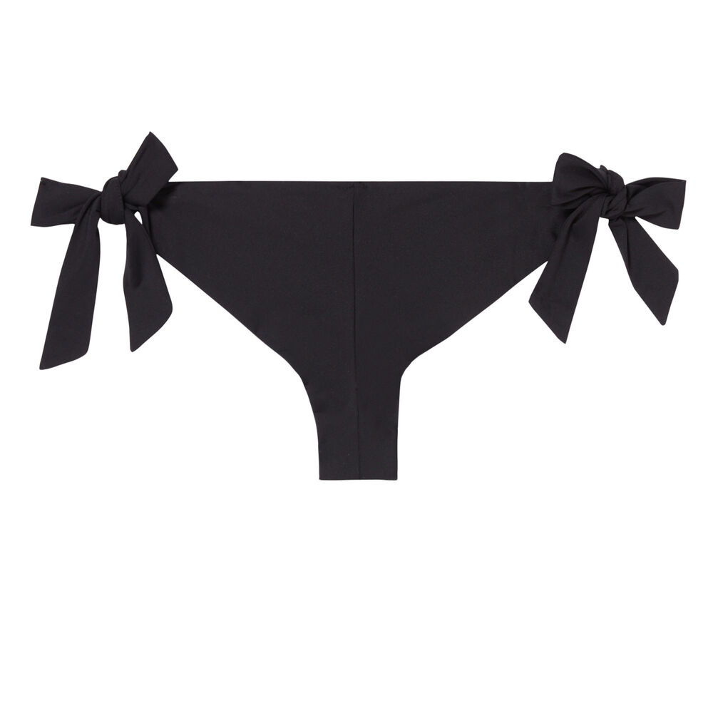 Bikini bottoms with bow details - black black.