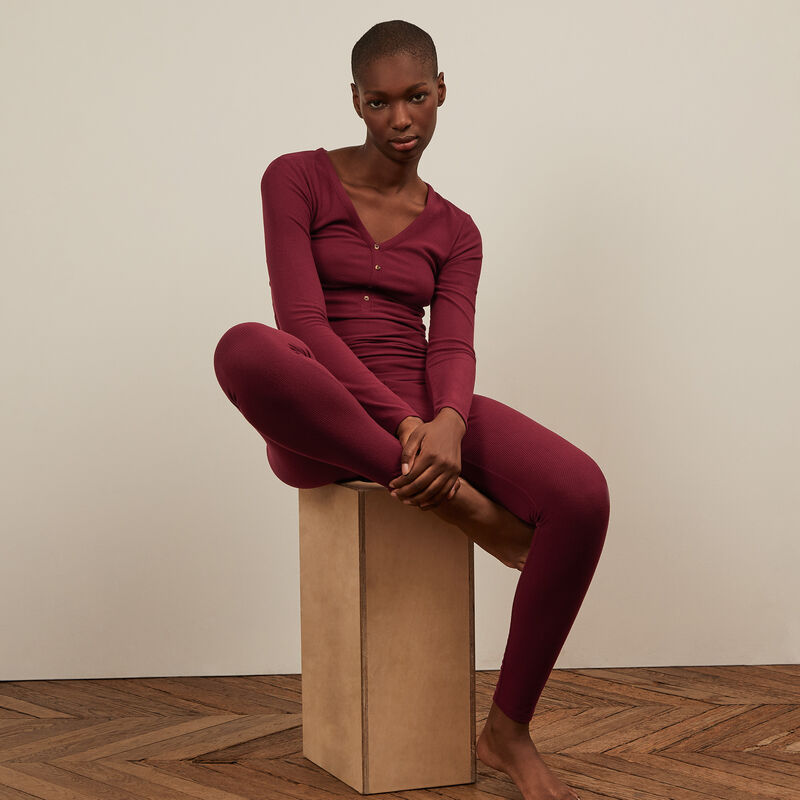 Plain leggings - burgundy Plain leggings - burgundy;