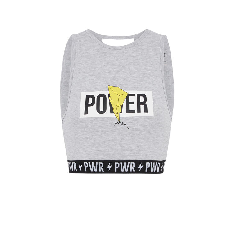 Серый топ powerniz Серый топ powerniz;