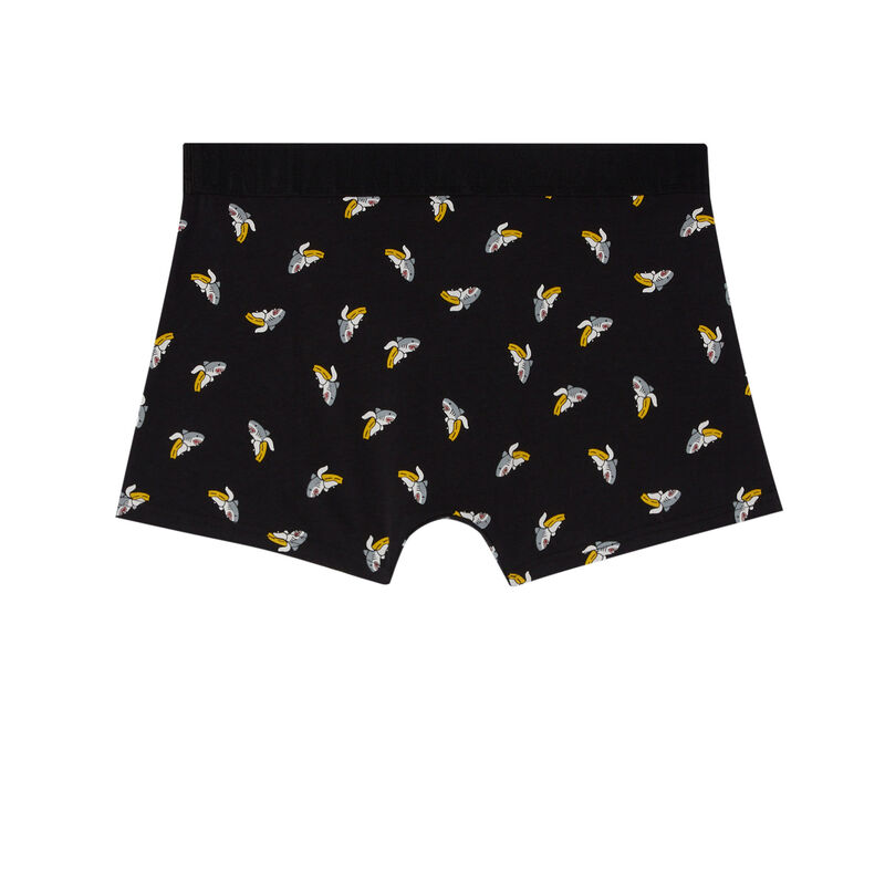 banana-shark boxers - black banana-shark boxers - black;