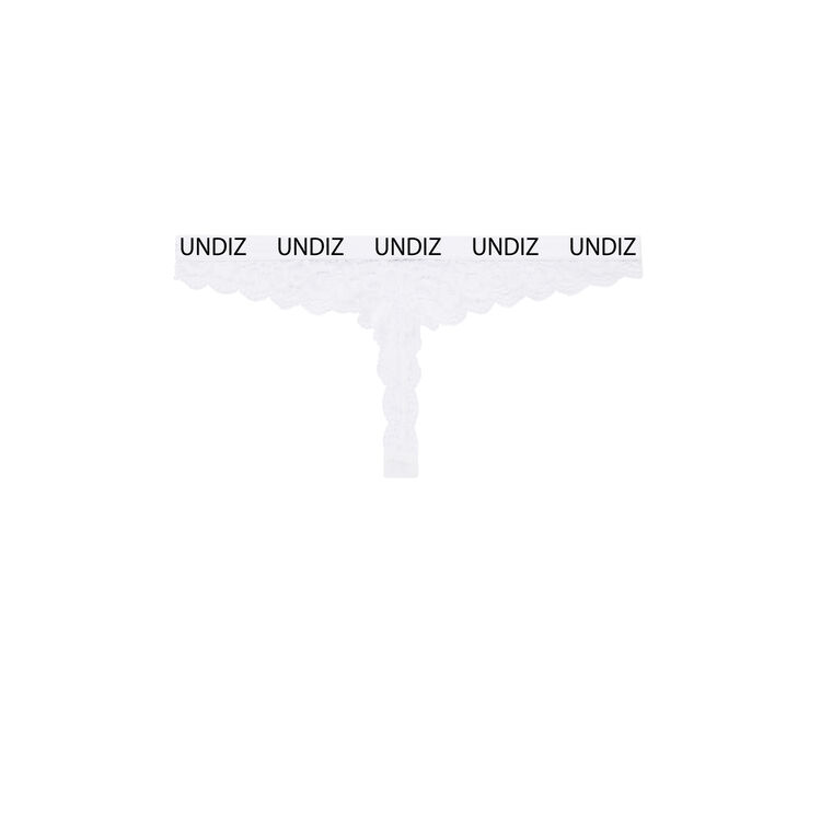 Secretiz white thong white.