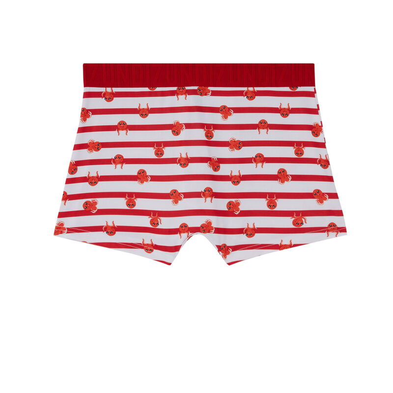 striped octopus boxers - red striped octopus boxers - red;