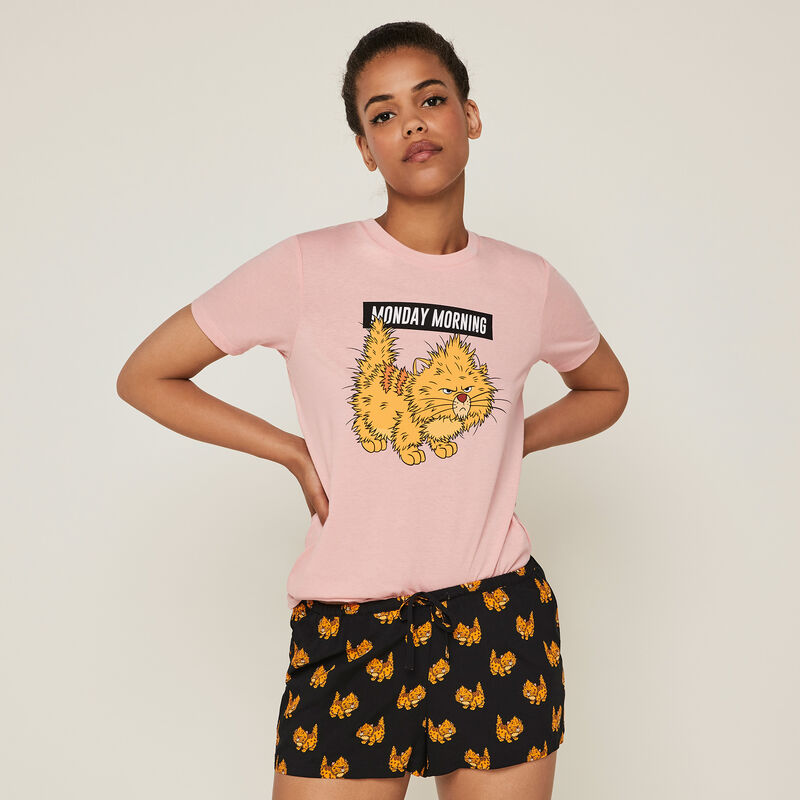 Nomondayiz Toulouse print Aristocats shorts Nomondayiz Toulouse print Aristocats shorts;