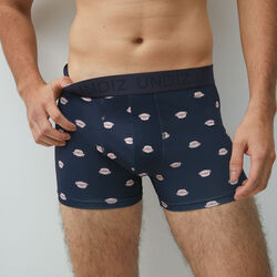cotton boxer shorts with pig pattern