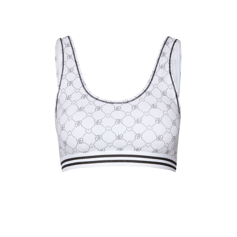 non-wired cotton bra - white non-wired cotton bra - white;