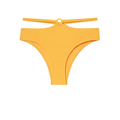 high-waisted knicker-style bikini bottoms - mango;