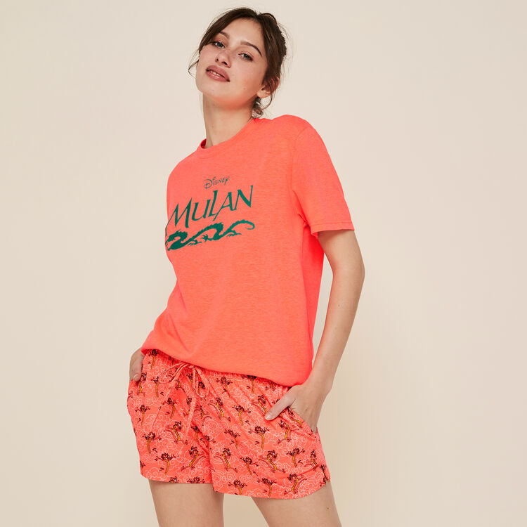 Castmulaniz fluorescent coral shorts Castmulaniz fluorescent coral shorts;