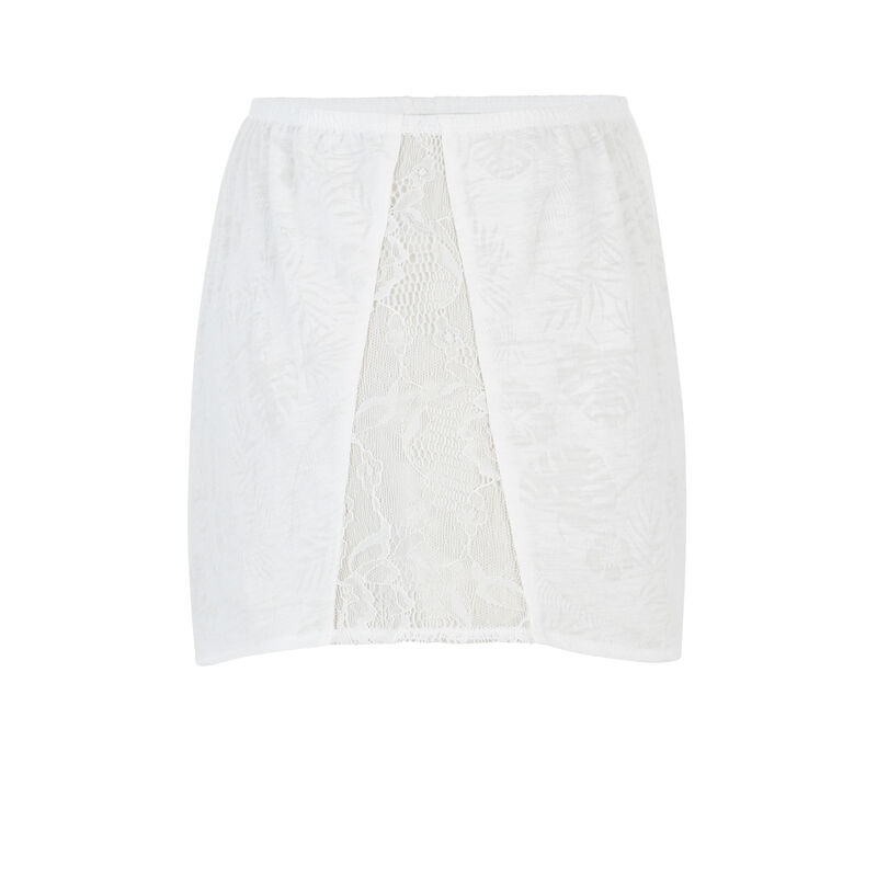 Tropaliz white shorts blanc.